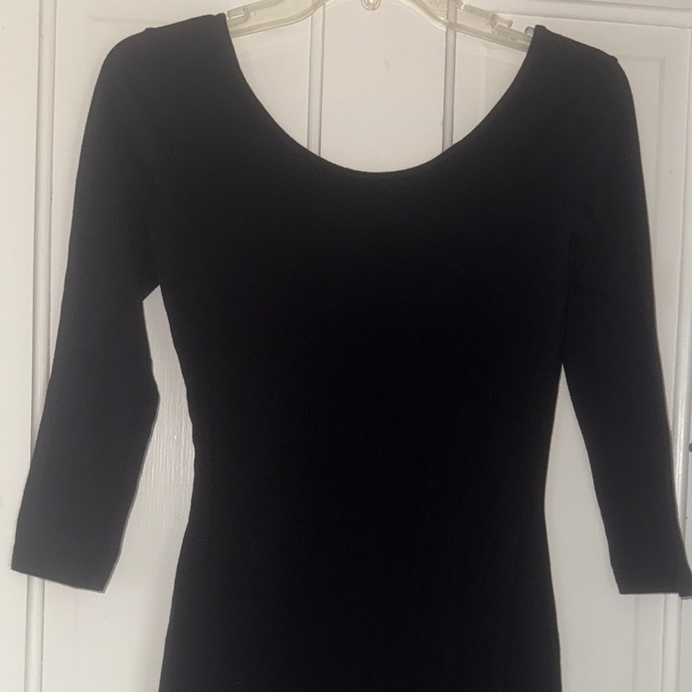 Decree Black Long Sleeve Women's Top